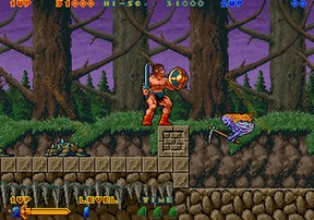 une photo d'Ã©cran de Rastan Saga 2 sur Arcade